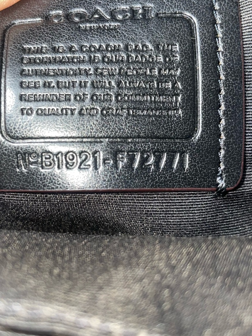Rare Coach Charlie Mini Americana Denim Patchwork Backpack-COA - Picture 10 of 16